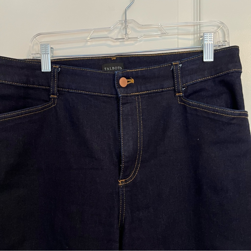 Talbots wide leg jean. Women’s size 12 petite.